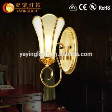 American bedroom bedside blossom glass wall lamp,hallway living room European-style minimalist blossom wall lamp