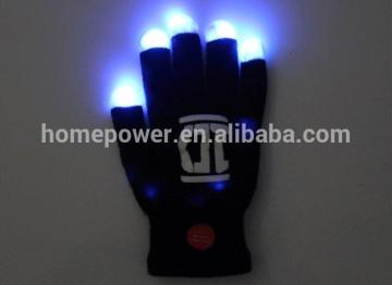 Promotional gifts thrilling led glowing gloves for Halloween