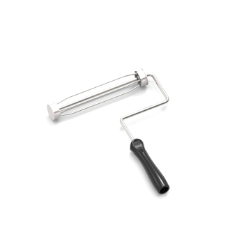 Heavy duty wire cage style 8mm shaft Zinc/Chrome plated plastic handle Painting roller frame
