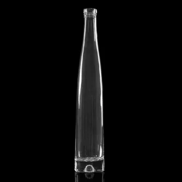 Food Grade Clear 17oz Custom Tall Glass Bottles With Corks