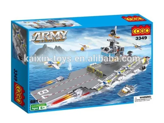 881 PCS mini blocks aircraft carrier building blocks toys for kid