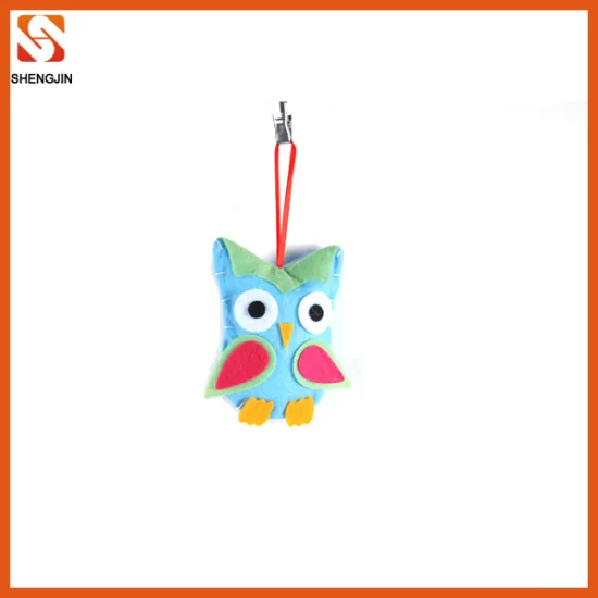Superior quality hanging felt christmas decoration owl
