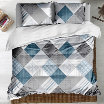 European American style printed duvet cover comforter set