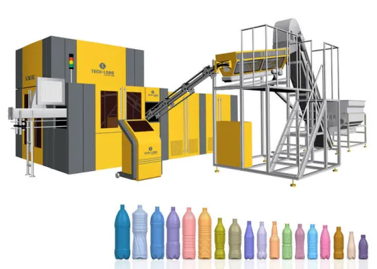 Automatic Rotary Plastic Bottle Blowing Machine For Beverage, Milk 2000bph China