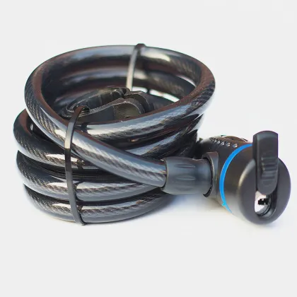 Bicycle Lock Safety: Steel Material Lock with Key