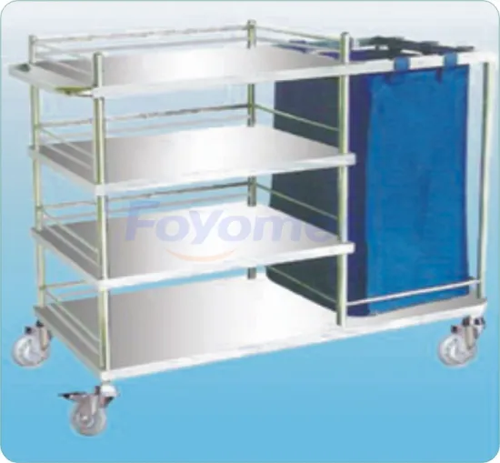 Stainless Steel Bed Nursing Trolley-III Types