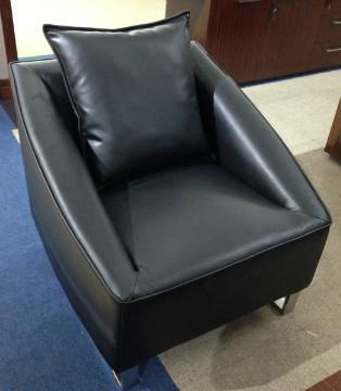 New Design Office Sofa Stainless Steel Decoration PU cover