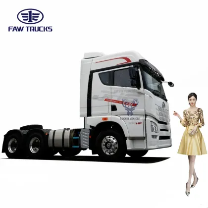 Dayun Euro 2 420hp Tractor Truck with 6x4 Faw Tractor Head and Trailer