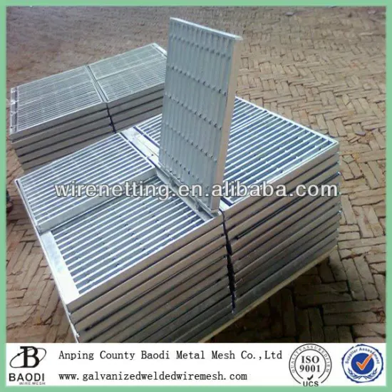 galvanized mesh grp open grid flooring