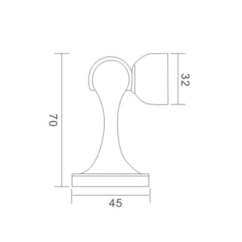 Стопок двери из нержавеющей стали