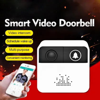 Super Mini WiFi Smart Doorbell with Camera: Remote Control & Surveillance