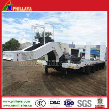 Hydraulic Gooseneck Detachable Platform Low Loader Trailer