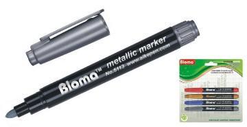 plastic metallic marker of fibre tip with clip