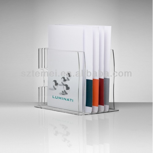 Clear Acrylic Brochure Display Stand