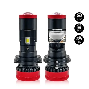 Liangjian Double Beams LED Projector H4 Waterproof 40W Y6pro Mini LED Headlight Lens 6000lm Bulb for Car