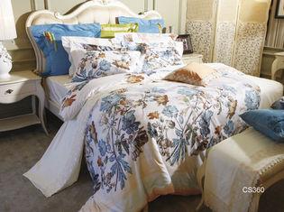 Pretty Floral Bedding Sets Girls , Elegant Simple Flat Shee