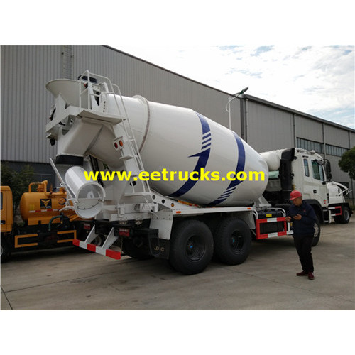 6x4 245HP 15000L Cement Mixer Trucks