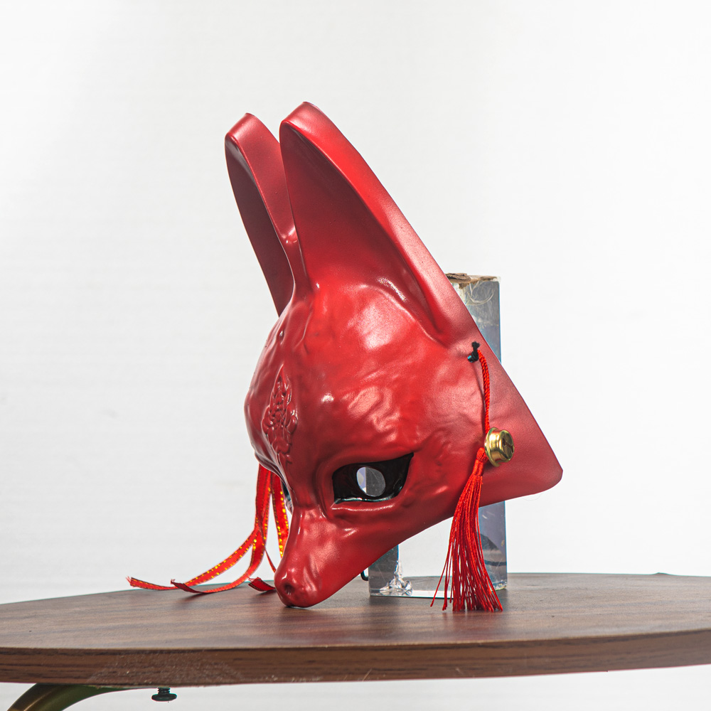Half Face Fox PVC Plastic Mask
