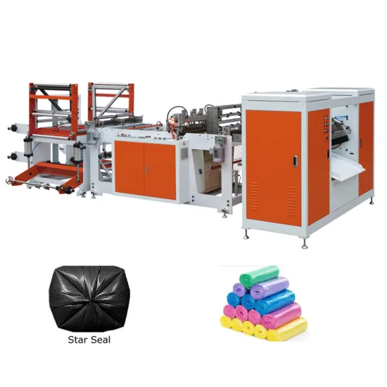 Perforated Bag on Roll Making Machine: Producing Automatic Popular Plastic Star Bottom Garbage Bags and Tablecloths