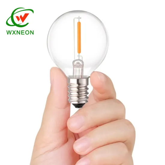 0.5W E12 Base G40 LED Filament Bulb