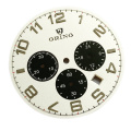 Chronograph Silver watch dial with 3 subdials