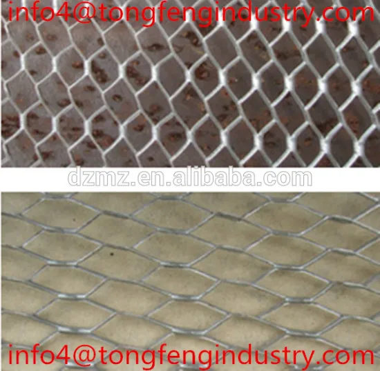 Hot dipped galvanized expanded metal lath for stucco use