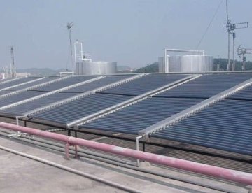 split low pressure sun power system &solar water collector project solar water heater project
