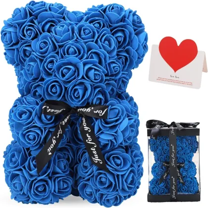 Eternal 25cm Foam Flower Bear - Best Seller for Various Holidays