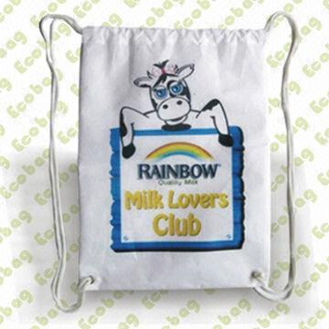 190T/210D Polyester Fabric/Recycled PET Fabric Promotional Drawstring Bag