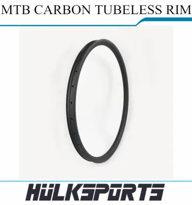 Carbon fiber 29ER mountain bicycle Rim bicycle Carbon Rim Hookless 35mm width tubuless