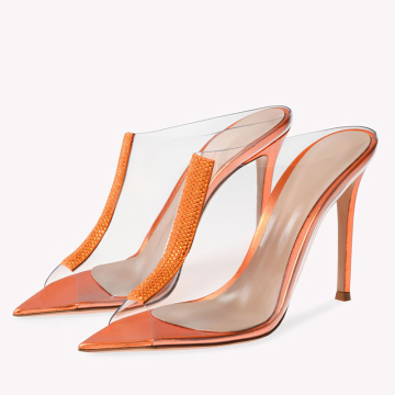 Kemayanni 2025 Transparent Diamond Slippers - Wholesale High-heeled Slippers Size 34-46
