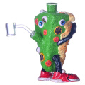 Hippiesglass, Polymer Clay Cartoon Picza Monster ke ho tsuba ka pizza Monster ke ho tsuba