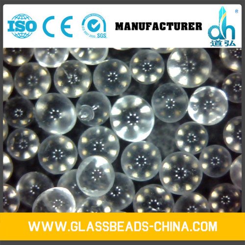 glass transparent high quality drop on glass beads