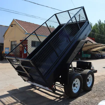 Tandem Axle Car Trailer with Tilt Mechanism