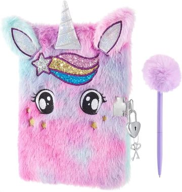 Fluffy Sewing notebook with pen
