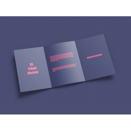 Stylish Z-Fold Leaflet with Custom Design