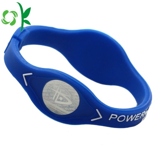 Embossed Logo Power Bracelet Bands med energimärke