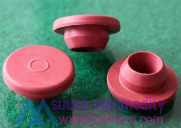 sc010311 20mm red butyl rubber stopper