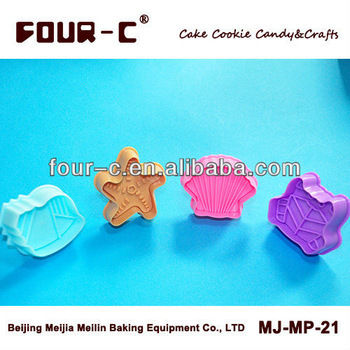 Mini cookie/pastry plunger cutter,classic cake decorating set
