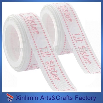 Character grateful garment accessories printed grosgrain ribbon