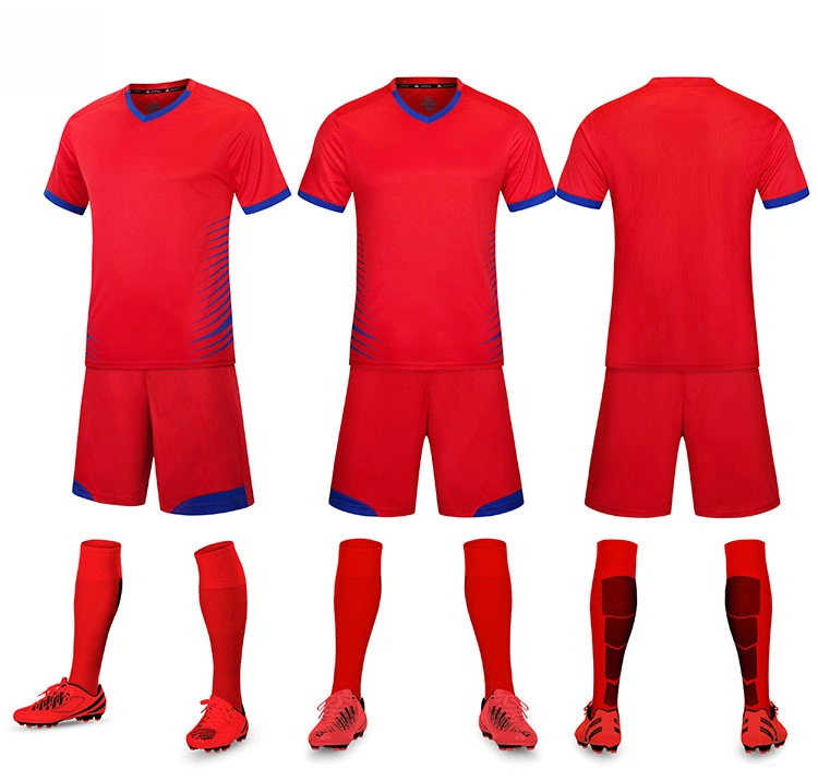 New design v-neck football team shirt China Manufacturer