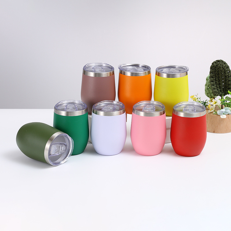 Vacuum U-shaped large belly eggshell cup
