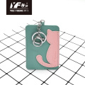 Custom cat style PU card holder