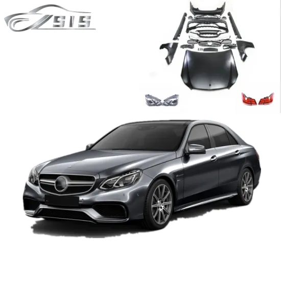 Upgrade Body Kits for W212 E-Class 2009-2013 to 2016 Model E63 - Full Car Bumper with Lights