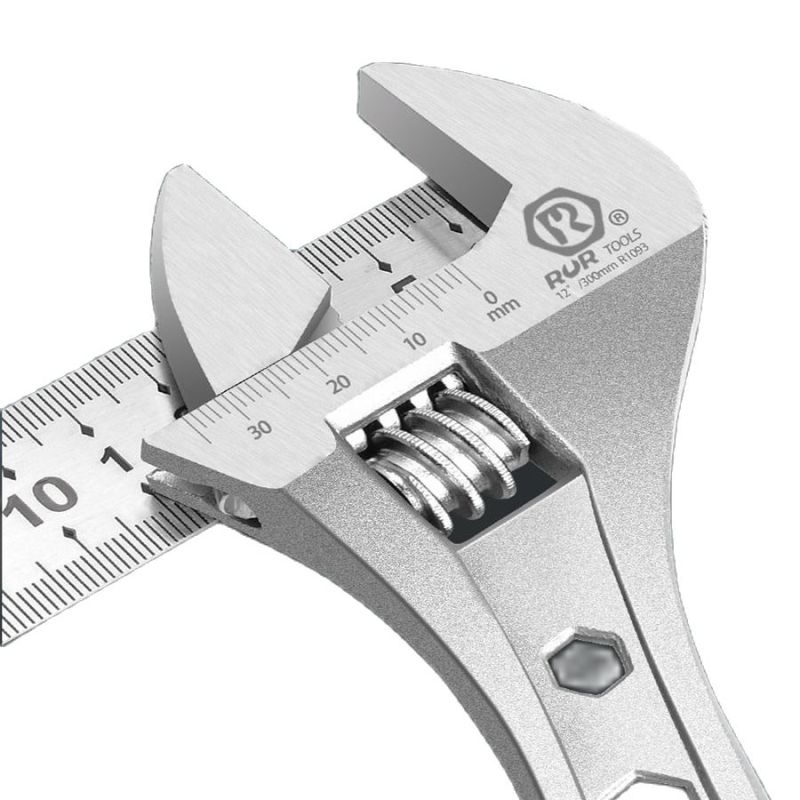 High quality chrome vanadium steel material multi-function adjustable large diameter wrench