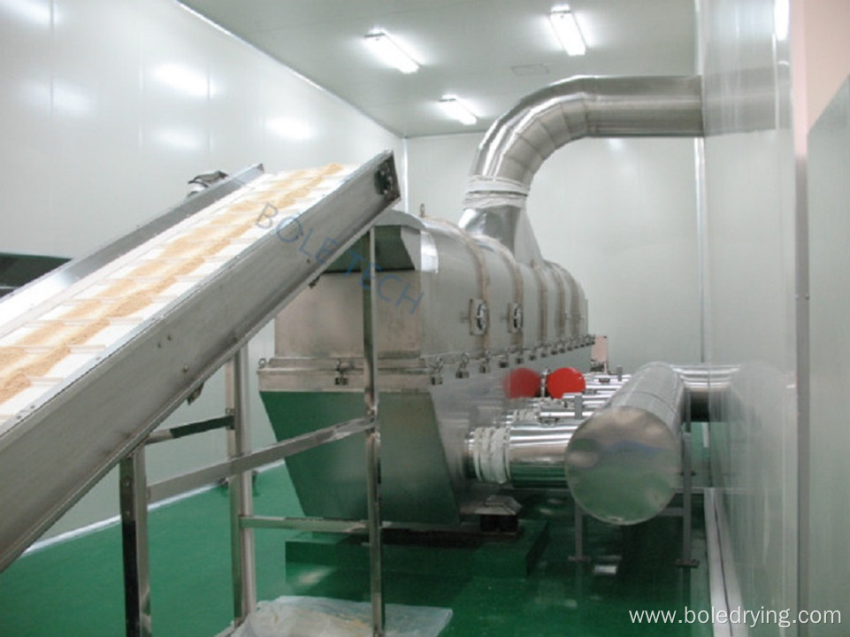 Citric acid drying machine vibrating fluid bed dryer