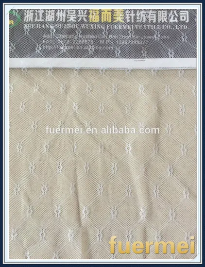 high quality of jaquard mesh net fabric