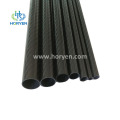 Lightweight plain twill 3k round carbon fiber pipe