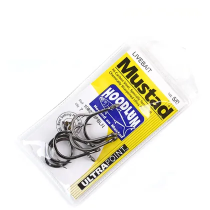 Mustad High Carbon Stainless Steel Sea Fishing Circle Hooks