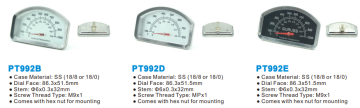 Irregular stainess oven thermometer